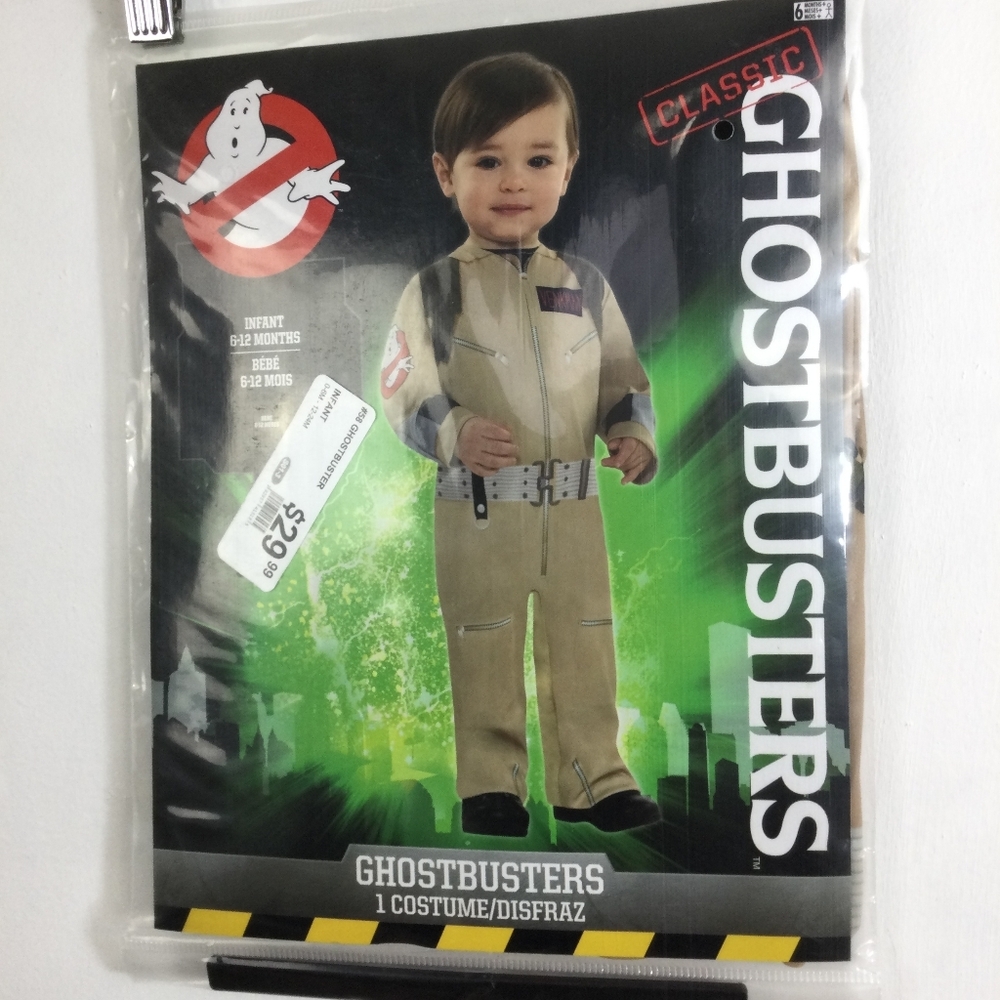 Tan Halloween Ghostbusters Costume Iconic Jumpsuit